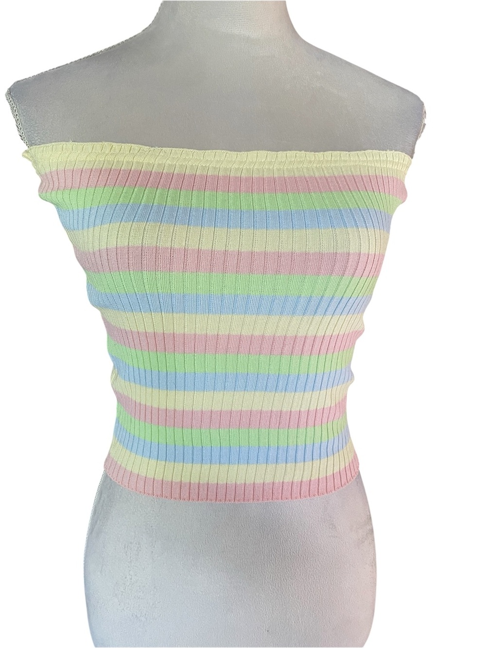 Superdown  Milla Pastel Multicolored Knit Top